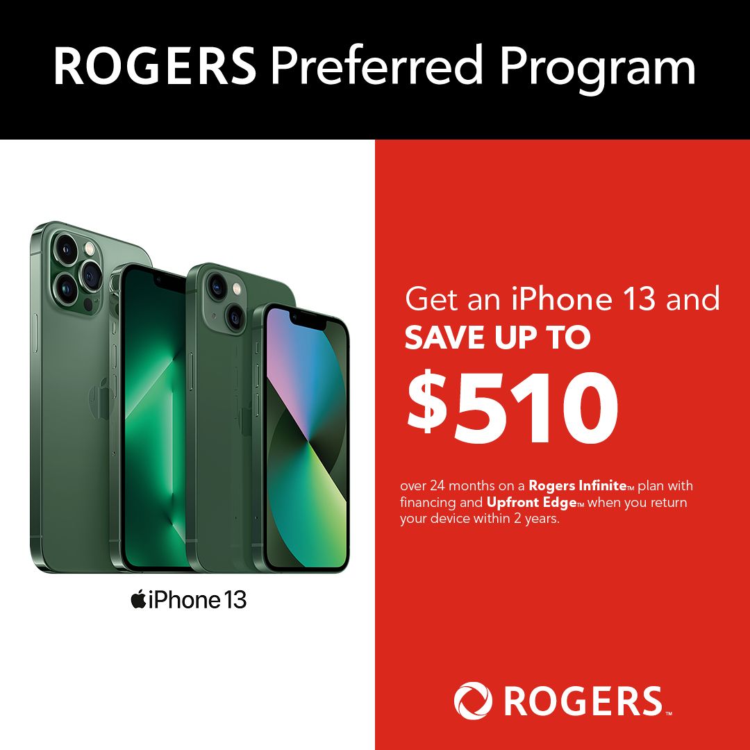 rogers plan iphone 13